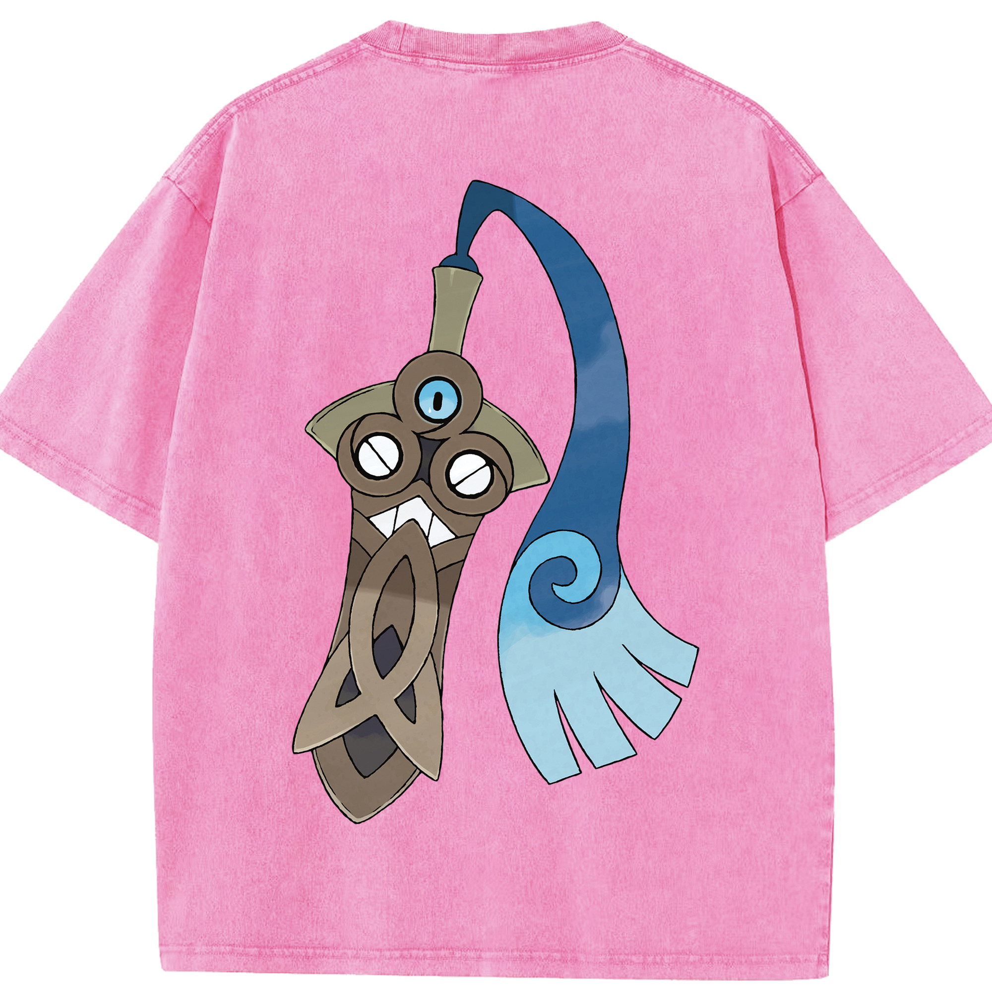（画像用） ポケットモンスター Pokémon 綿100% ヴィンテージ風 半袖Tシャツ（背面プリント）